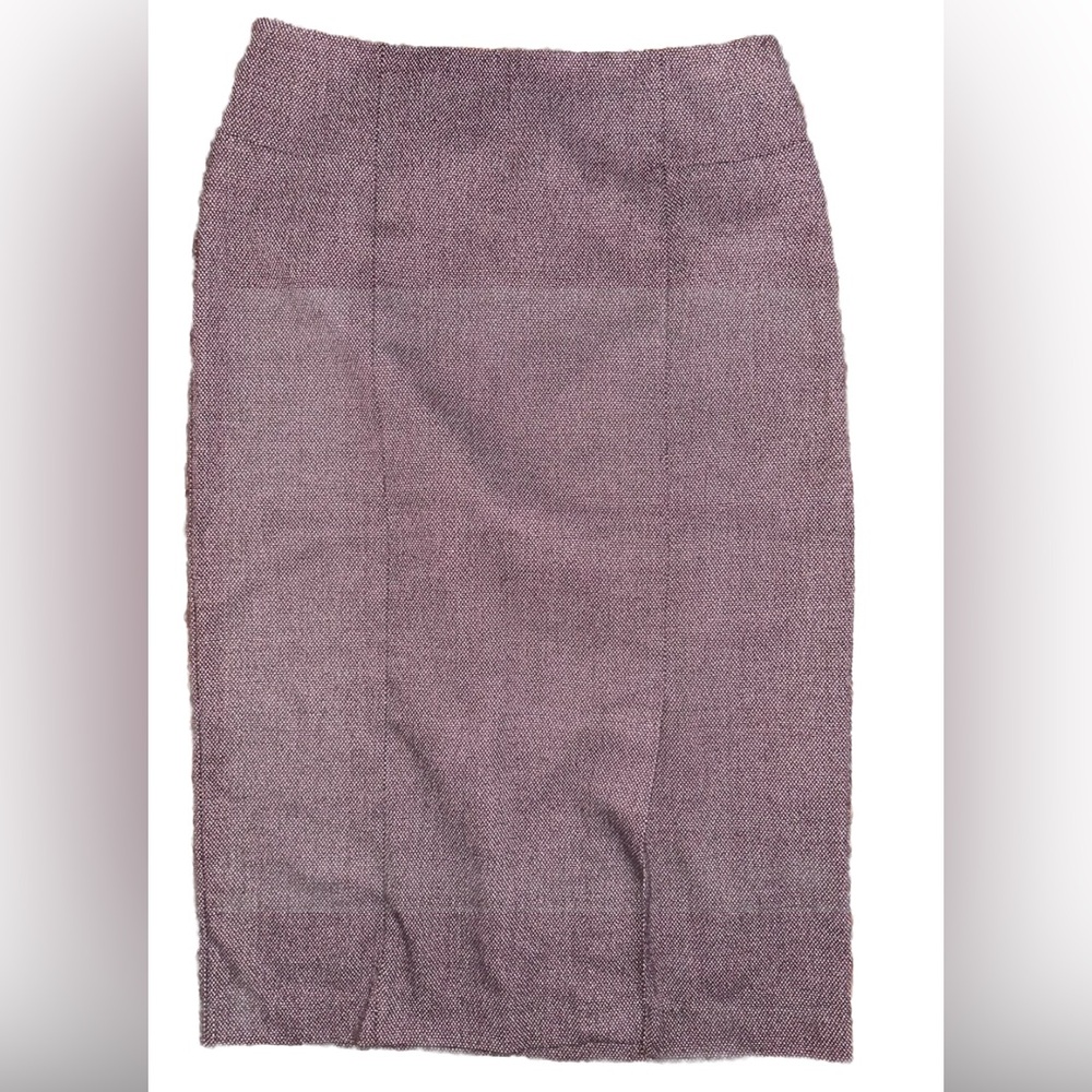New York & Company 7th Avenue Design Studio  Pencil Skirt Size 4 Burgundy